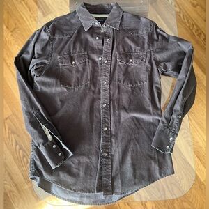 Vintage Banana Republic Men’s brown corduroy long sleeve button-up